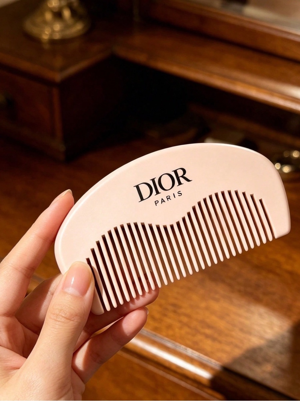 New Pink Compact Pocket Comb